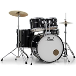 Pearl Roadshow RS525SC/C31 Drum Set, Jet Black