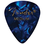 Fender 351 Premuim Picks, Medium, Blue Moto, 12 Pack