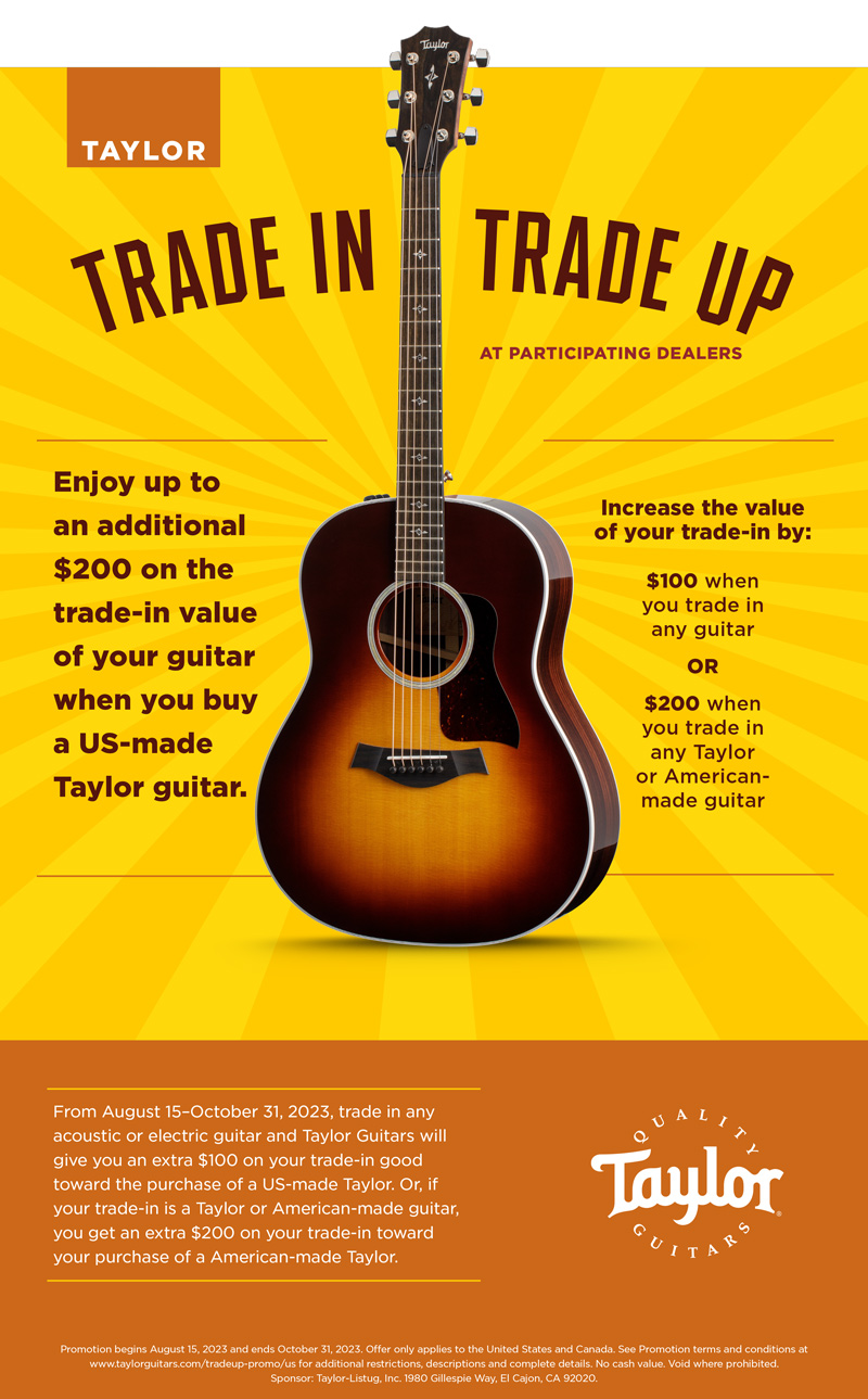 Matt's Music Taylor Trade In Trade Up