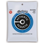 Martin Authentic SP, Light, 80/20, 3 Pack