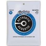 Martin Authentic SP, Medium, 80/20, 3 Pack