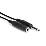 Hosa Headphone Extension Cable, 1/4 in TRS to 1/4 in TRS, 25 ft