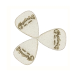 Martin Ukulele Picks, White, 2.5mm, 4 Pack