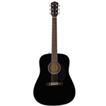 Fender CD-60S Dreadnought, Walnut Fingerboard, Black