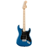 Squier Affinity Series Stratocaster, Maple Fingerboard, Black Pickguard, Lake Placid Blue