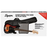 Squier Affinity Series Precision Bass PJ Pack, 3 Color Sunburst