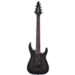 Jackson JS Series Dinky Arch Top JS22Q-7 DKA HT, Transparent Black Burst