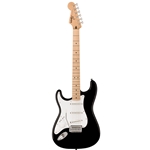 Squier Sonic Stratocaster Left-Handed, Maple Fingerboard, White Pickguard, Black