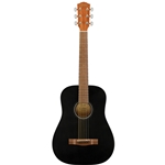 Fender FA-15 3/4 Scale Steel with Gig Bag, Walnut Fingerboard, Black