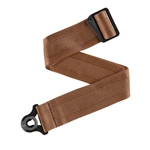 D'Addario Auto Lock Guitar Strap, Umber Brown