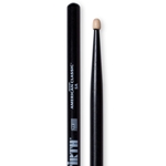 Vic Firth American Classic 5A Wood Tip Drumsticks, Black Finish