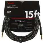 Fender Deluxe Instrument Cable, Tweed, 15'