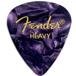 Fender 351 Premium Picks, Heavy, Purple Moto, 12 Pack