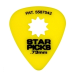 Everly Star Picks, .73mm, Yellow, 12 Pack