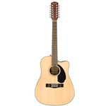 Fender CD-60SCE Dreadnought 12 string, Natural