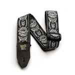 Ernie Ball Jacquard Guitar Strap, Silver Orleans