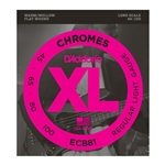 D'Addario ECB81 Chromes Bass Guitar Strings, Light, Long Scale