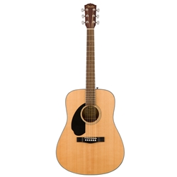 Fender CD-60S Dreadnaught Left Handed, Natural