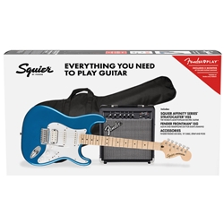 Squier Affinity Series Stratocaster HSS Pack, Lake Placid Blue