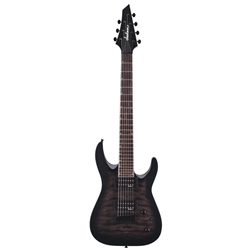 Jackson JS Series Dinky Arch Top JS22Q-7 DKA HT, Transparent Black Burst