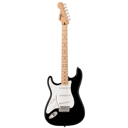 Squier Sonic Stratocaster Left-Handed, Maple Fingerboard, White Pickguard, Black