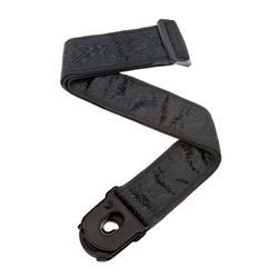 Planet Waves Planet Lock Guitar Strap, Black Satin