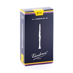 Vandoren Traditional Bb Clarinet Reeds #3.5, Box of 10