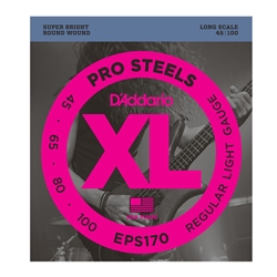 D'Addario EPS170 ProSteels Bass Guitar Strings