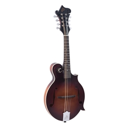 Loar F-style Mandolin, Solid Top, Brownburst