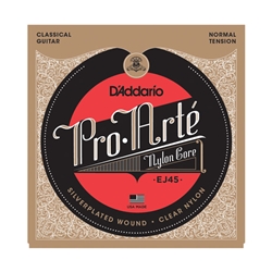 D'Addario EJ45 Pro-Arte Nylon Classical Guitar Strings, Normal Tension